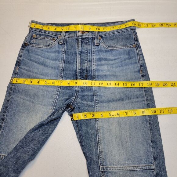 Rivet & Thread High Rise Slim Boy Jeans Thigh Patch Edition from Madewell - Picture 10 of 15